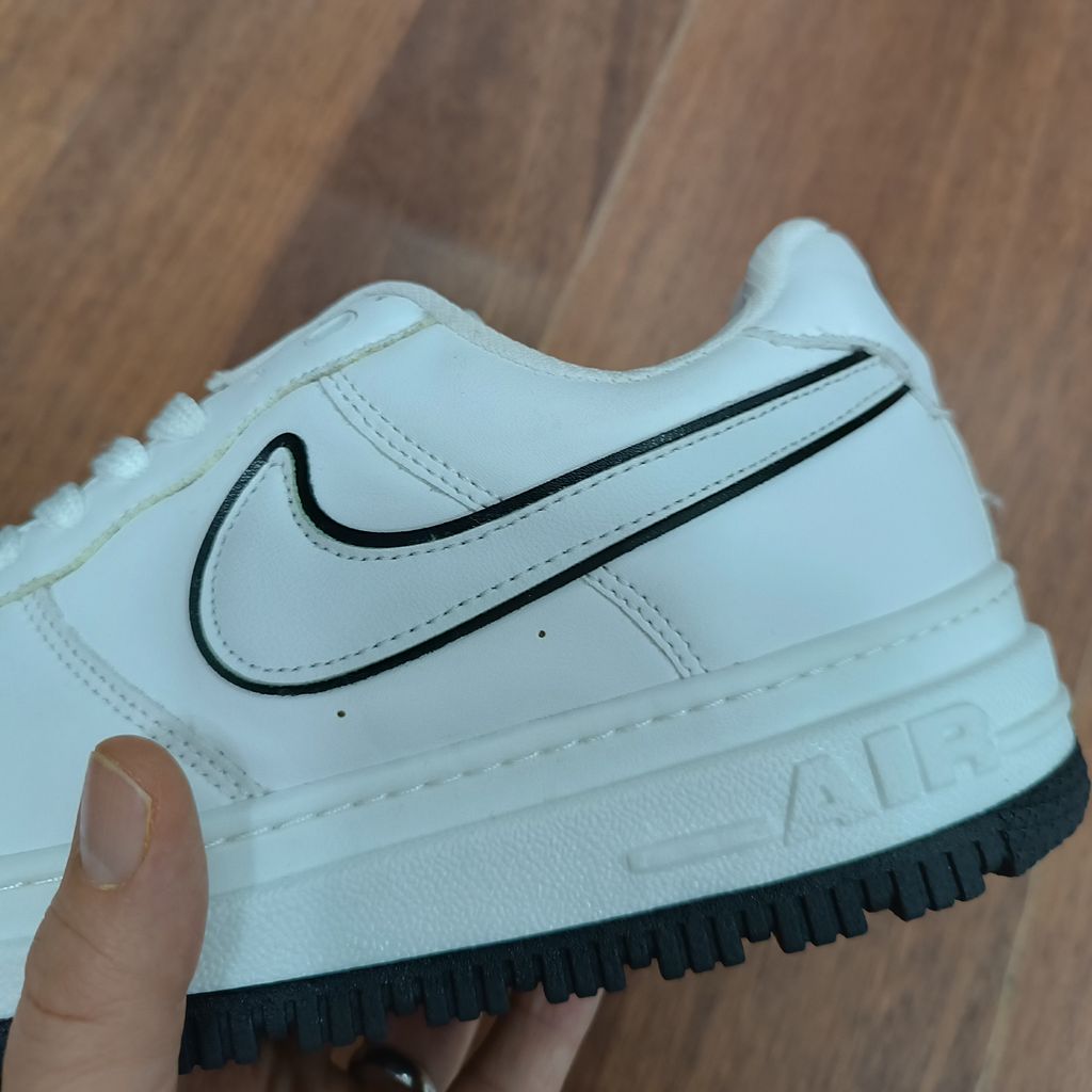 خرید اینترنتی قیمت کتونی مردانه تخفیفی نایک ایرفورس سفید کیفیت بالا