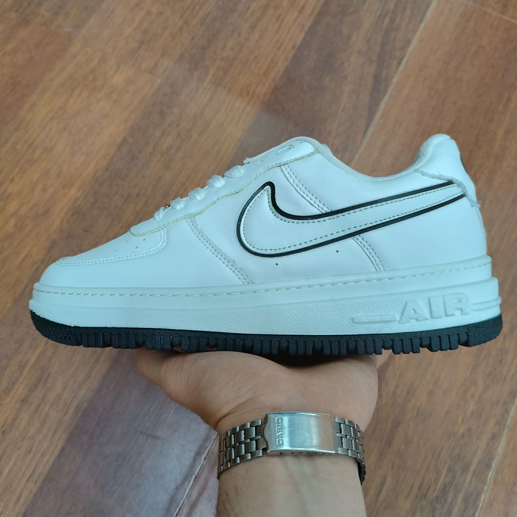 خرید اینترنتی قیمت کتونی مردانه تخفیفی نایک ایرفورس سفید کیفیت بالا