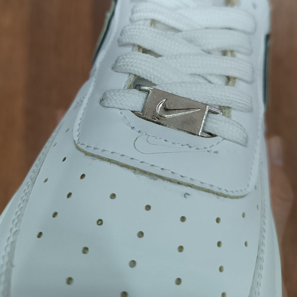 خرید اینترنتی قیمت کتونی مردانه تخفیفی نایک ایرفورس سفید کیفیت بالا