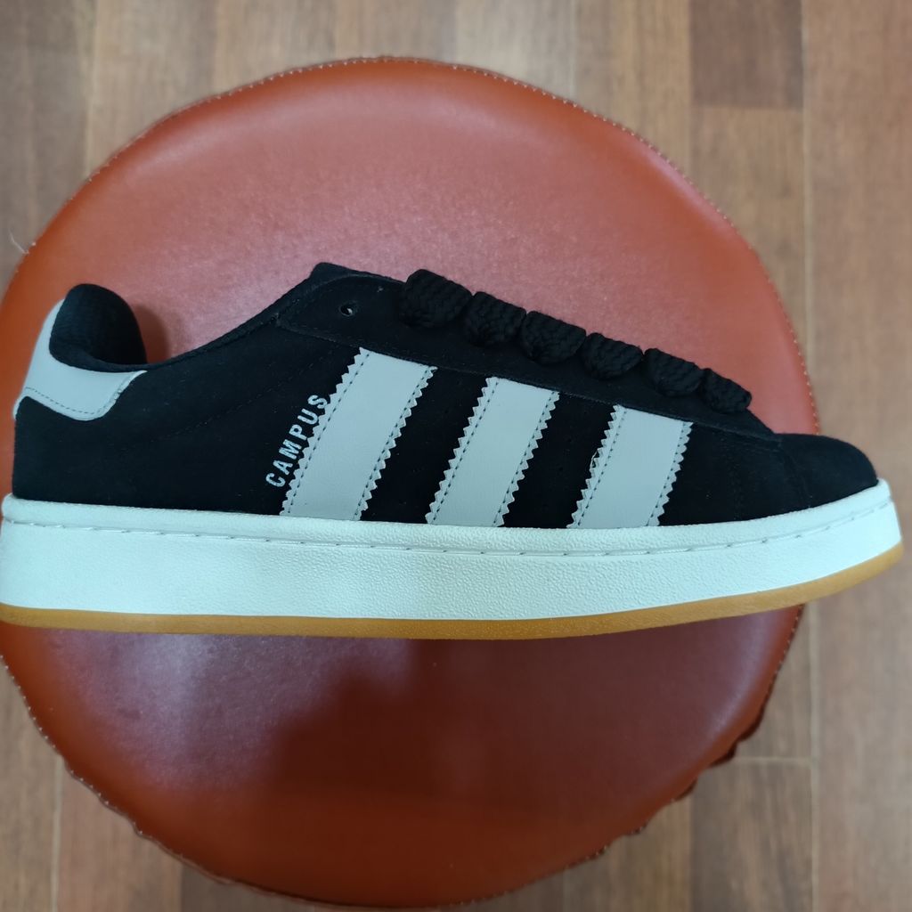 خرید اینترنتی قیمت کتونی مردانه آدیداس کامپوس کیفیت بالا مشکی طوسی