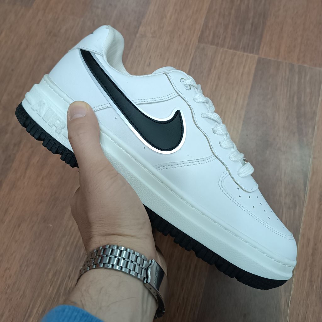 خرید اینترنتی قیمت کتونی مردانه تخفیفی نایک ایرفورس کیفیت بالا سفید