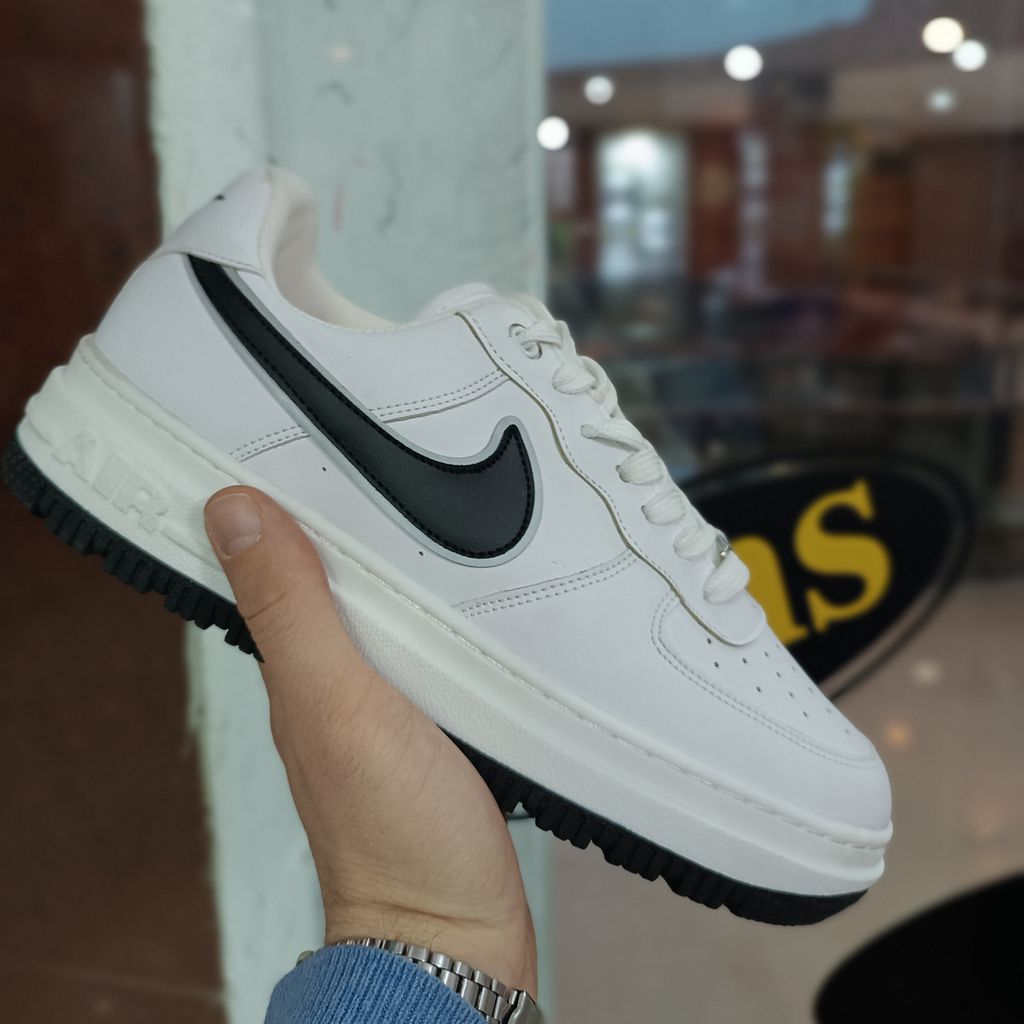 خرید اینترنتی قیمت کتونی مردانه تخفیفی نایک ایرفورس کیفیت بالا سفید