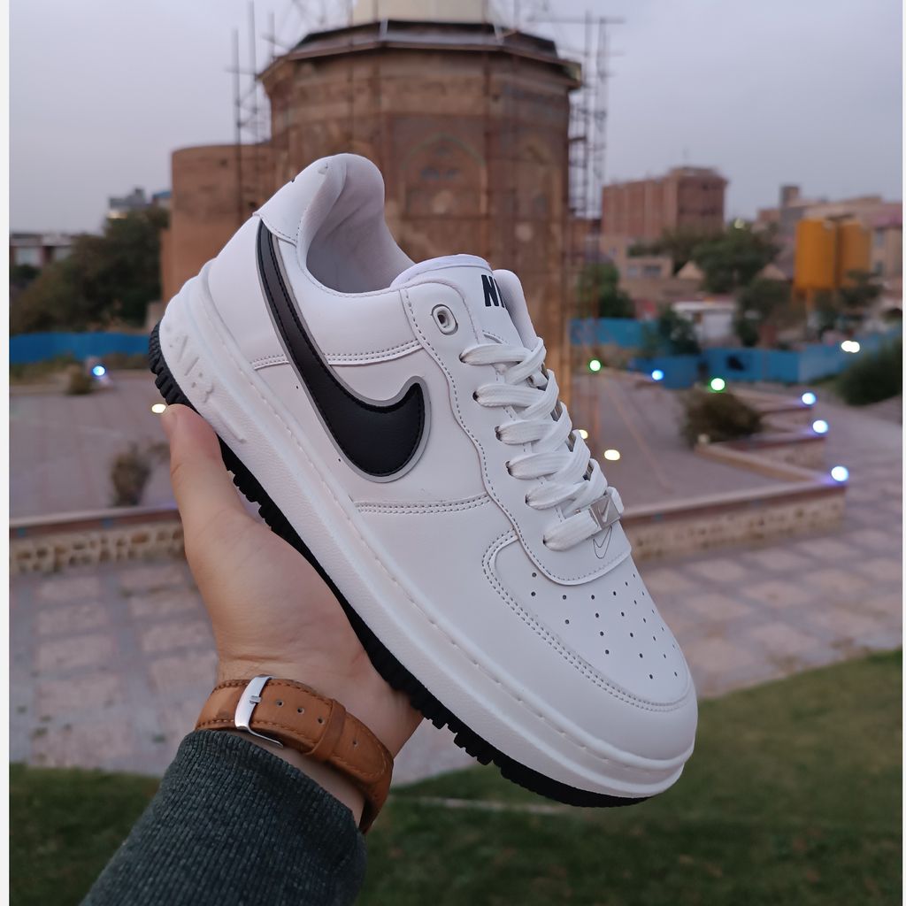 خرید اینترنتی قیمت کتونی مردانه تخفیفی نایک ایرفورس کیفیت بالا سفید