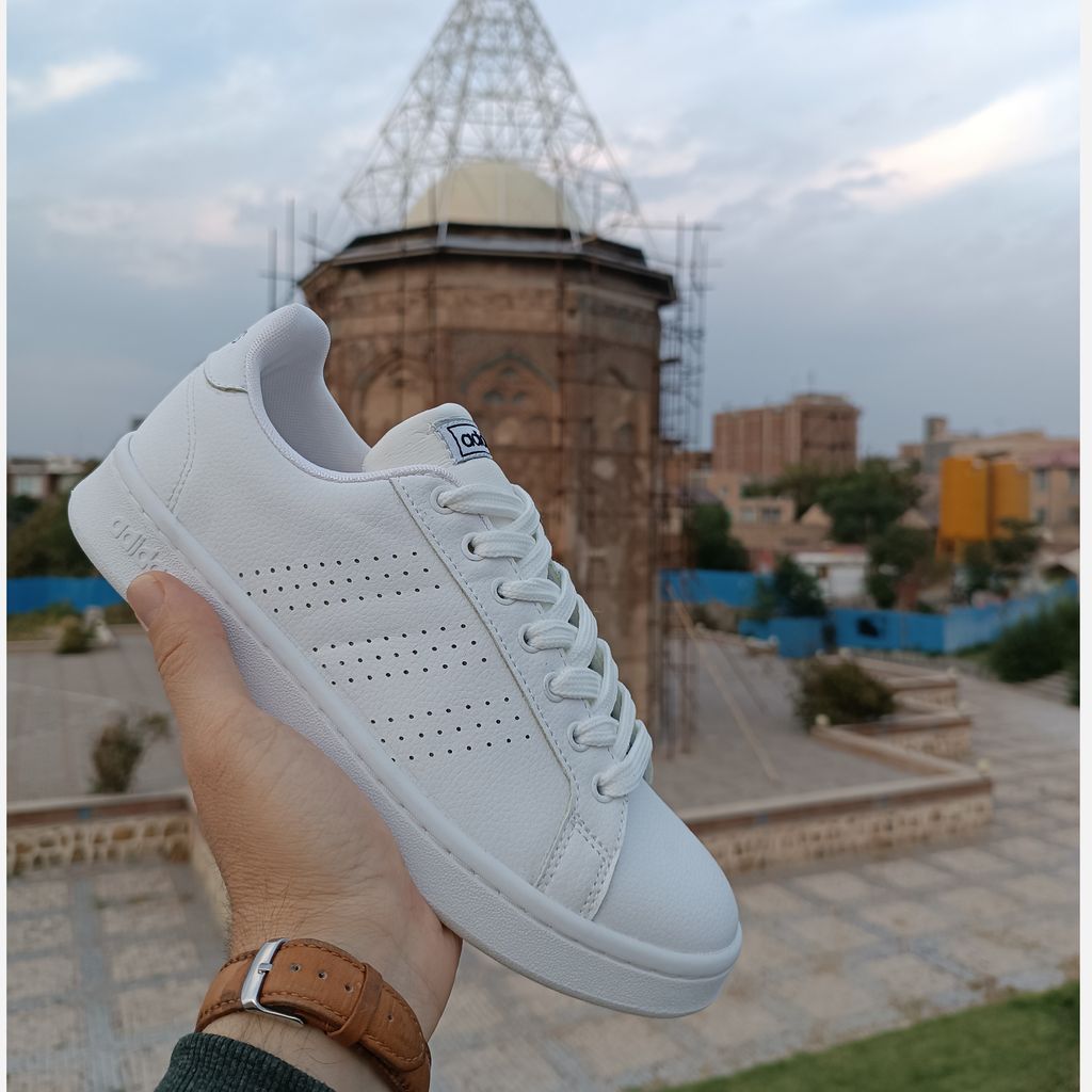 قیمت کتونی مردانه آدیداس استن اسمیت کیفیت بالا سفید(زیره لاستیک)