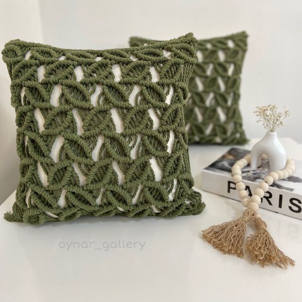 کاور کوسن جوانه مکرومه ارت بیوتی