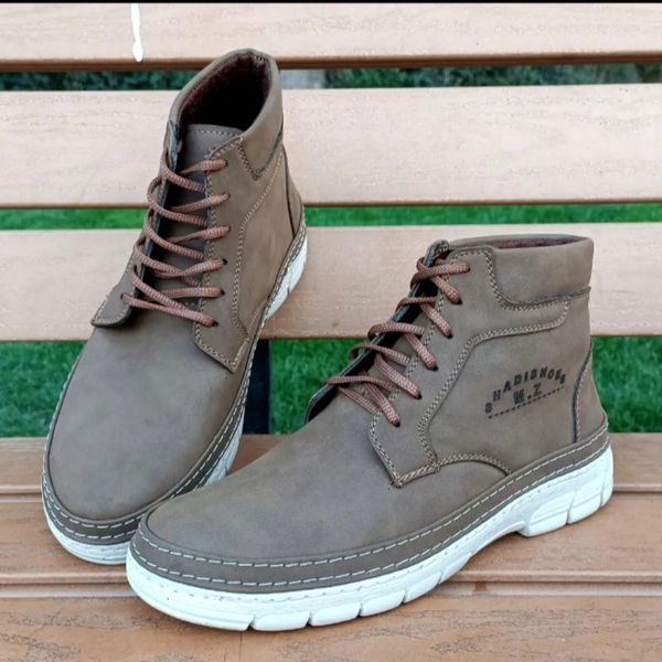 نیم بوت مردانه بندی رنگ سدری سایز 40 تا 44