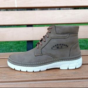 خرید آنلاین نیم بوت مردانه بندی رنگ سدری سایز 40 تا 44