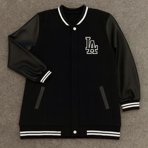 مانتو آستین چرم بیسبالی