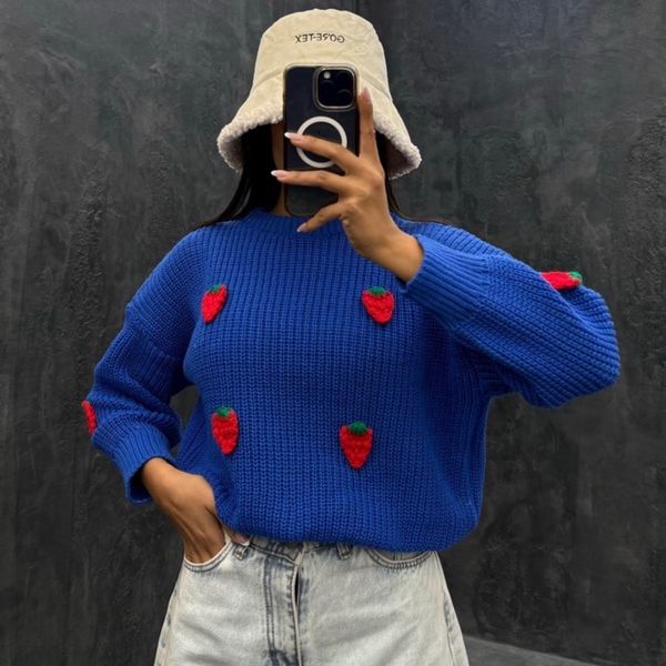 بلوز بافت توت فرنگی