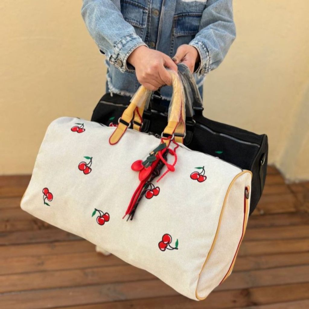 خرید آنلاین ساک مسافرتی و ورزشی مدل گیلاسی پروانه