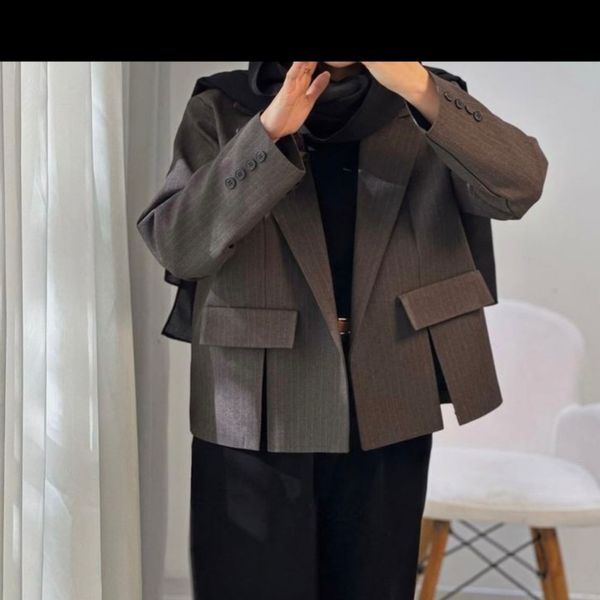 کت برشدار کرپ پالادیوم زیبا