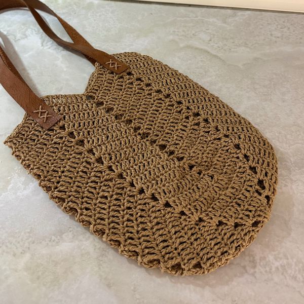 کیف‌مکرومه بافی مدل رافیا