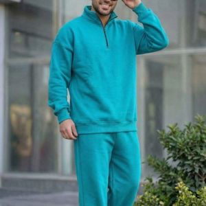 فروش اینترنتی ست سوییشرت نیم زیپ و شلوار اسپرت