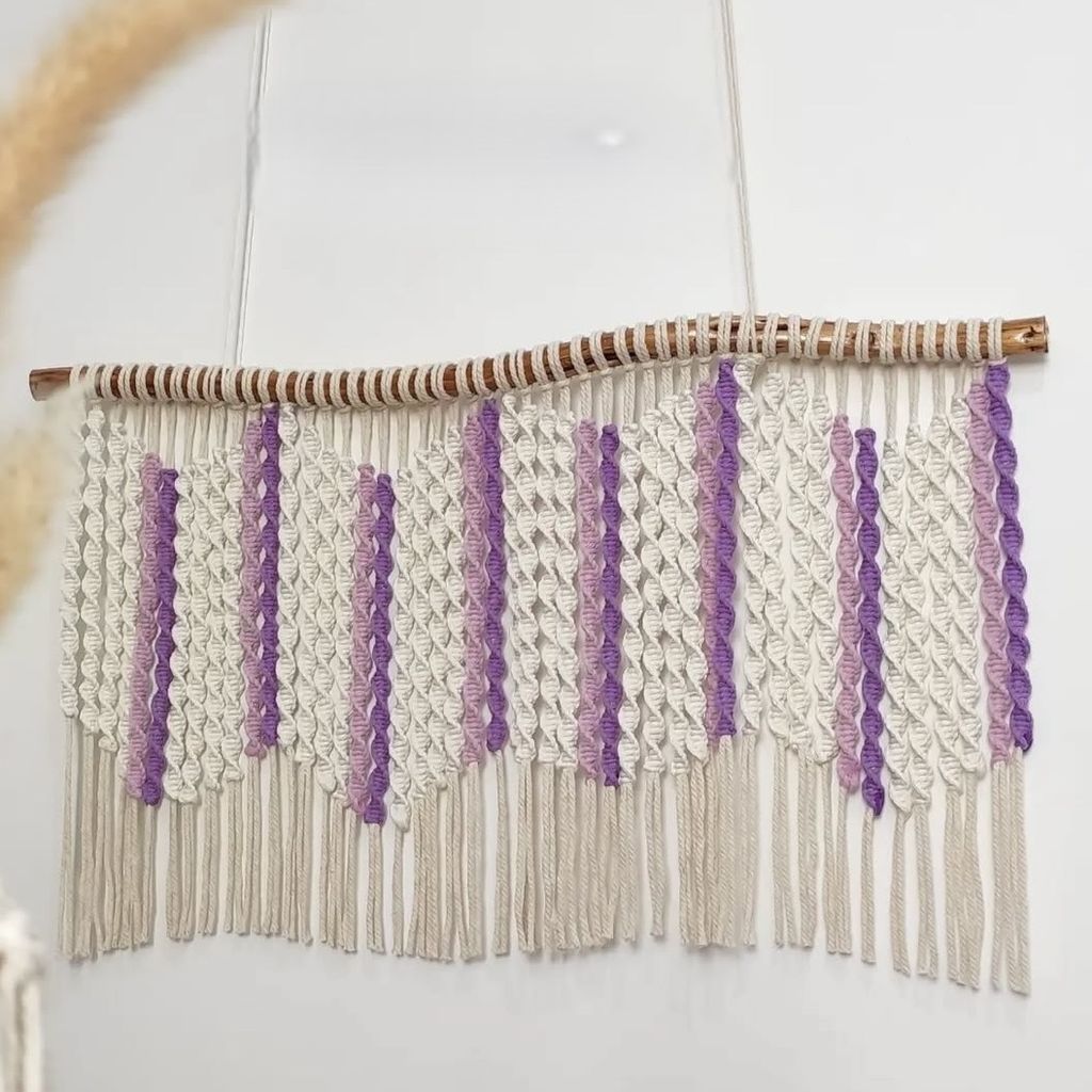 فروش اینترنتی دیوار کوب مدرن مکرومه بافی مدل پیچ