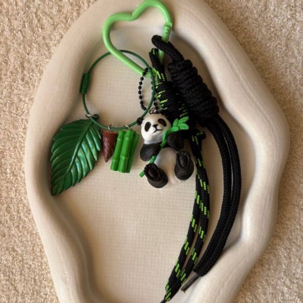 آویز کیف دخترانه مدل پاندا پروانه