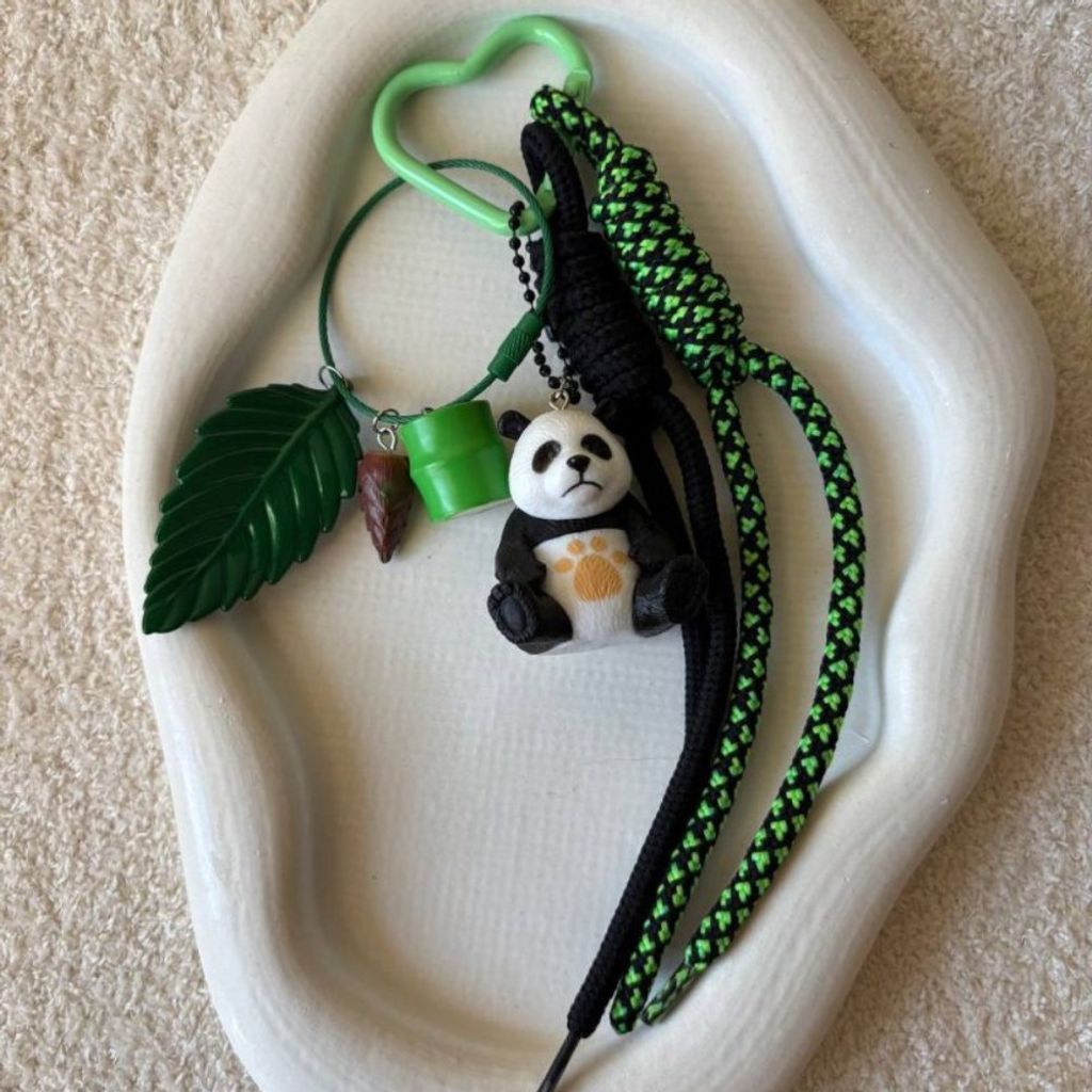 قیمت ارزان آویز کیف دخترانه مدل پاندا پروانه