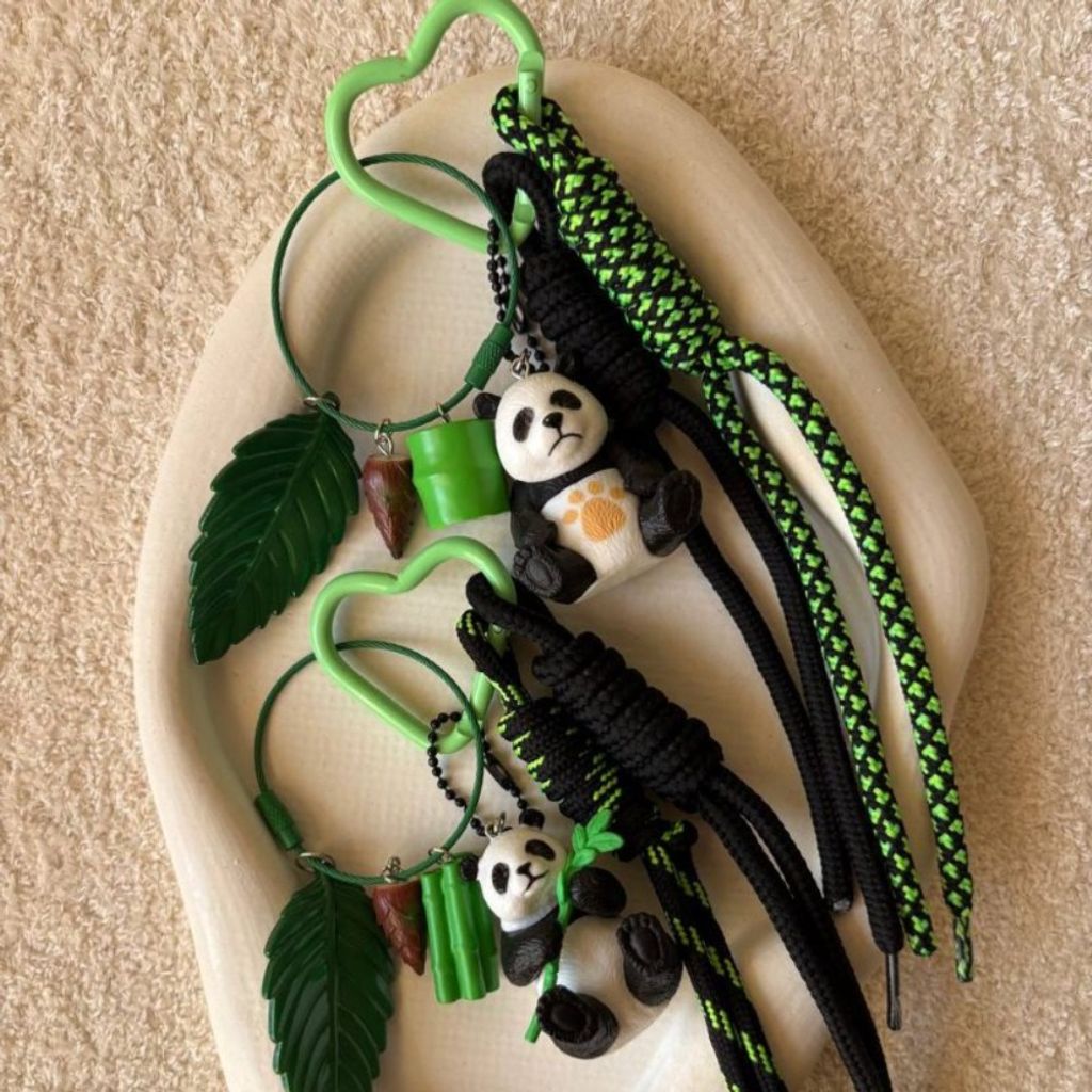 خرید آنلاین آویز کیف دخترانه مدل پاندا پروانه