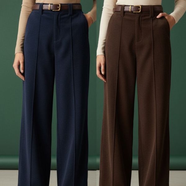 شلوار مخمل کبریتی بگ قد110