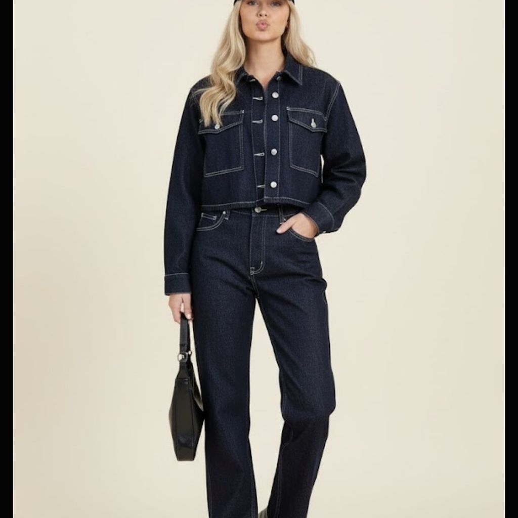 فروش اینترنتی ترنج کت و شلوار جین سنگشور شده فوقالعاده با کیفیت