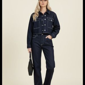 فروش اینترنتی ترنج کت و شلوار جین سنگشور شده فوقالعاده با کیفیت