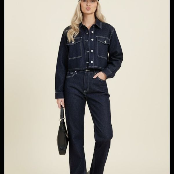 ترنج کت و شلوار جین سنگشور شده فوقالعاده با کیفیت