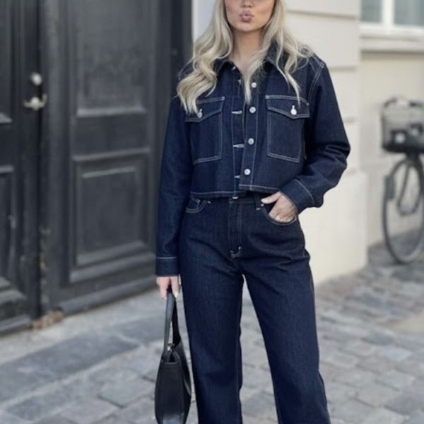 ترنج کت و شلوار جین سنگشور شده فوقالعاده با کیفیت