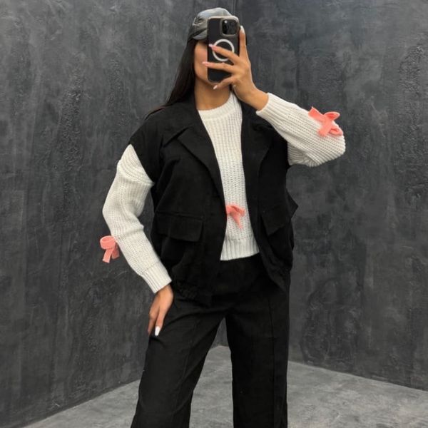 ست دوتیکه وست و شلوار کد 124525