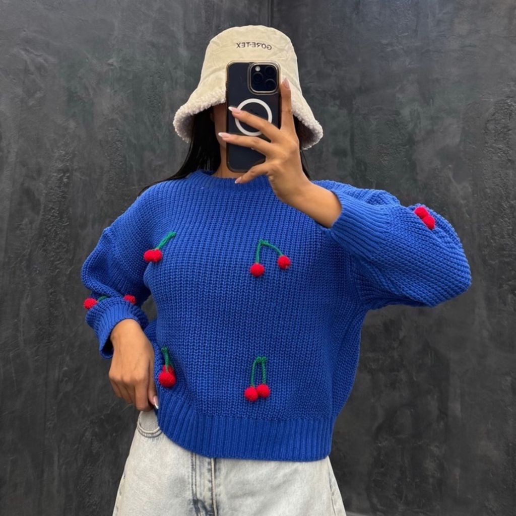 خرید آنلاین بلوز بافت گیلاس