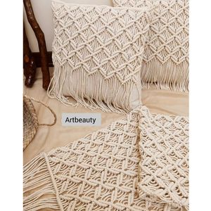 ست رانر با دو عدد کاور کوسن مکرومه