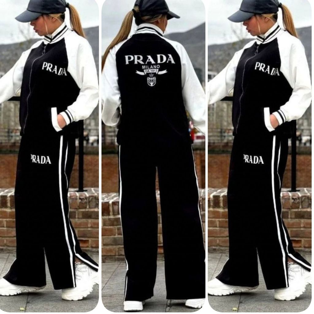 خرید انلاین ست پرادا سوییشرت و شلوار اسپرت