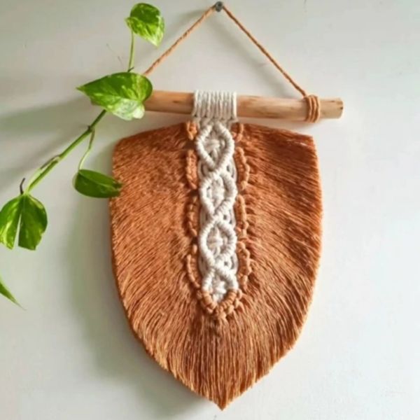 تک برگ مکرومه طرح آناناس