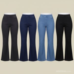 شلوار جین نیل بوتکات دمپا گشاد سایز 38 تا 54