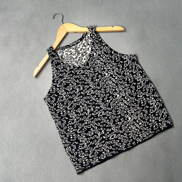 تاپ بافت پلنگی زنانه