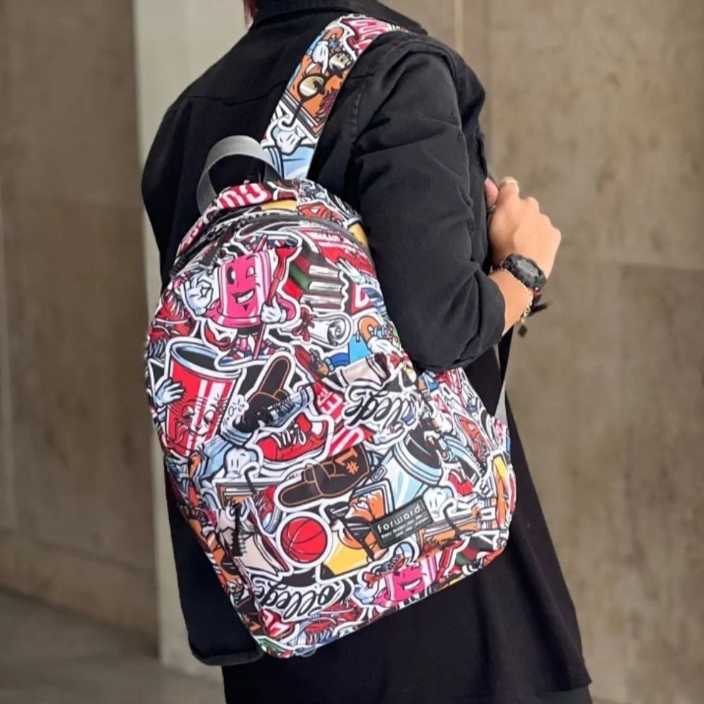 مشخصات کوله پشتی فانتزی رنگی