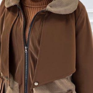 خرید انلاین پالتو پایین خز پارسی