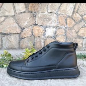 خرید انلاین نیم بوت مردانه اسپرت زیپدار رنگ مشکی سایز 40 تا 44