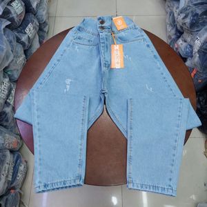 خرید اینترنتی قیمت شلوار لی زنانه مام فیت قواره بزرگ