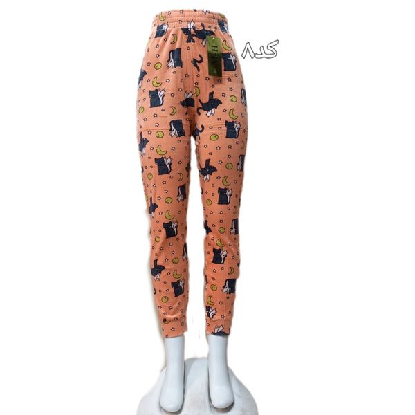 شلوار مخمل طرح دار کد 844