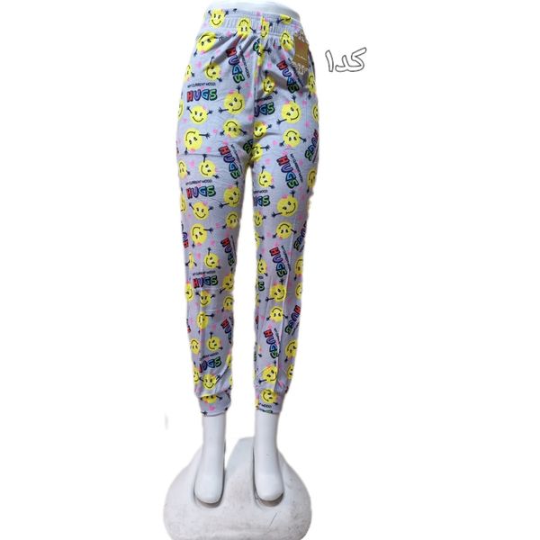 شلوار مخمل طرح دار کد 844