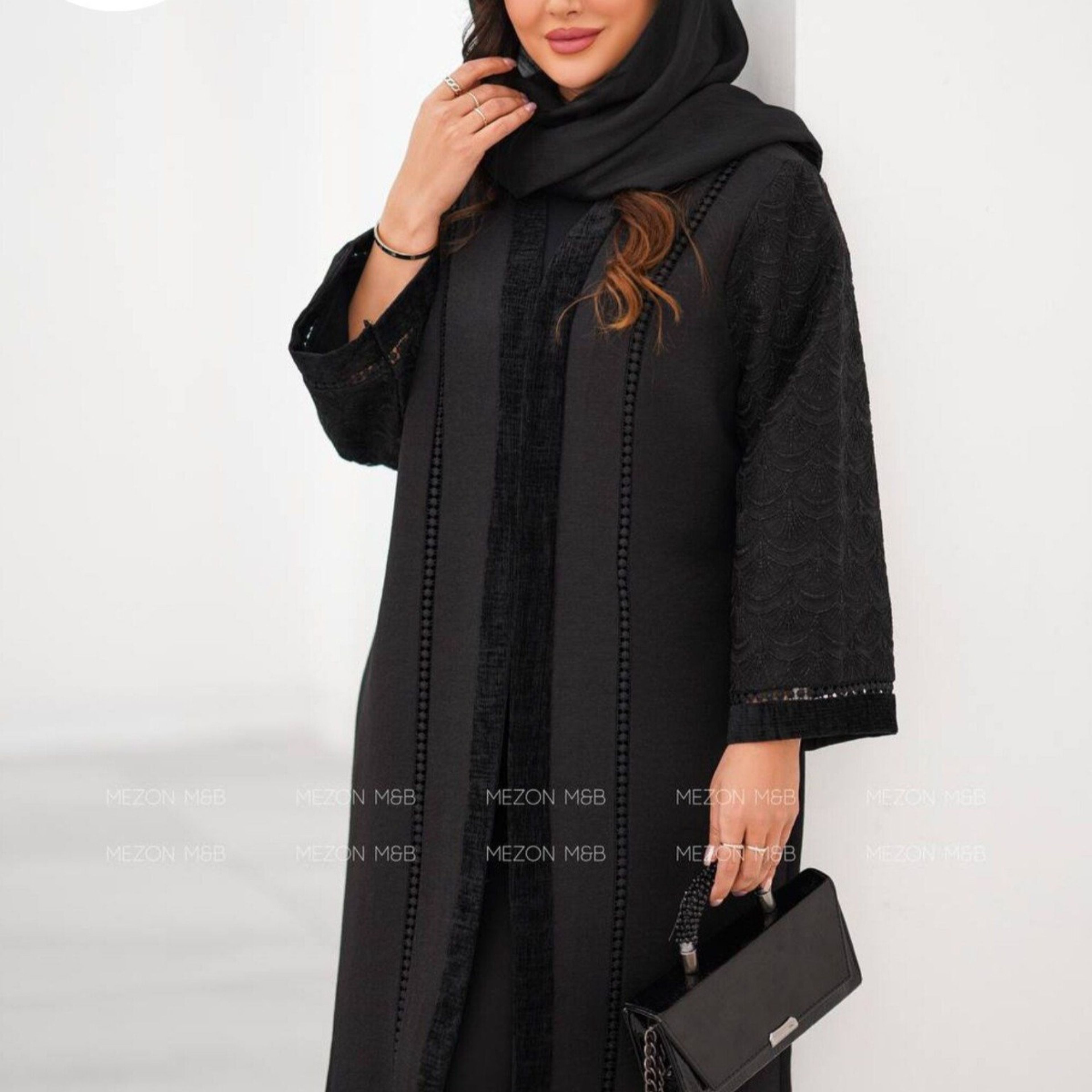 مشخصات مانتو مجلسی زنانه کتان لمه
