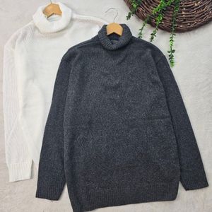 فروش اینترنتی بافت یقه اسکی مردانه طرح ساده
