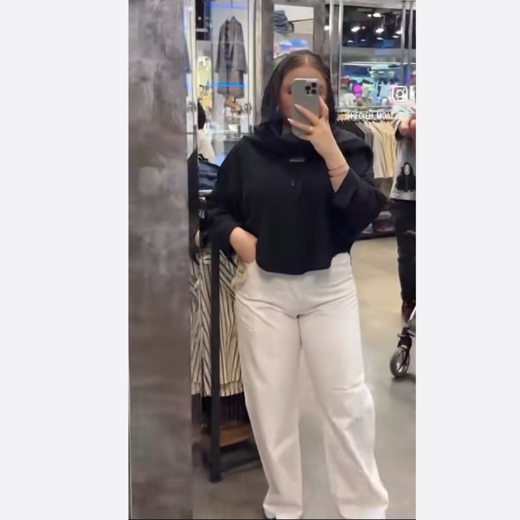 خرید اینترنتی قیمت شلوار بگ کتان سفید سایز 36 تا 52