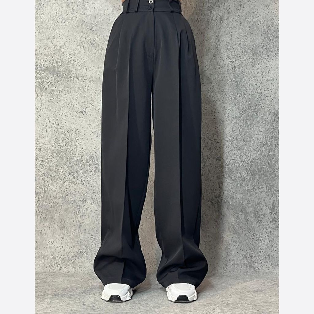 خرید اینترنتی قیمت شلوار بگ مازراتی اعلا زنانه زیپ و دکمه 