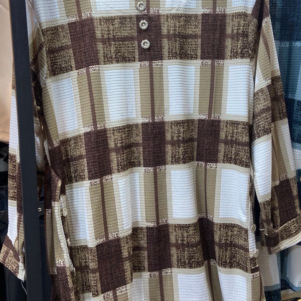 مانتو چهارخونه زنانه