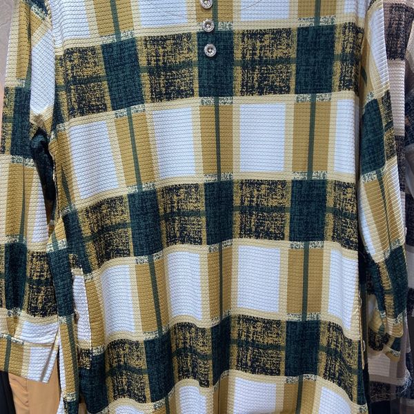 مانتو چهارخونه زنانه