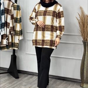 مانتو چهارخونه زنانه