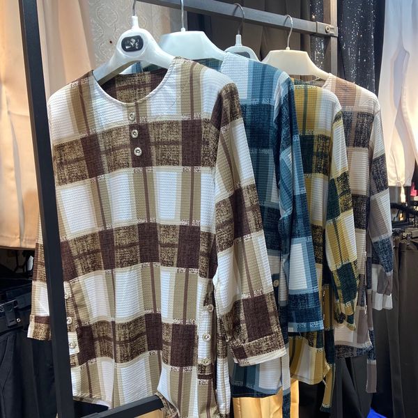 مانتو چهارخونه زنانه