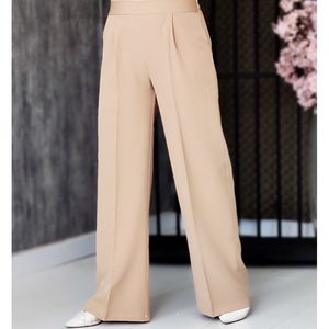 شلوار بگ مازراتی کرم جیب دار 36 تا 48