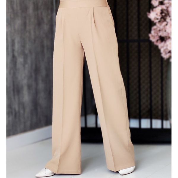 شلوار بگ مازراتی کرم جیب دار 36 تا 48