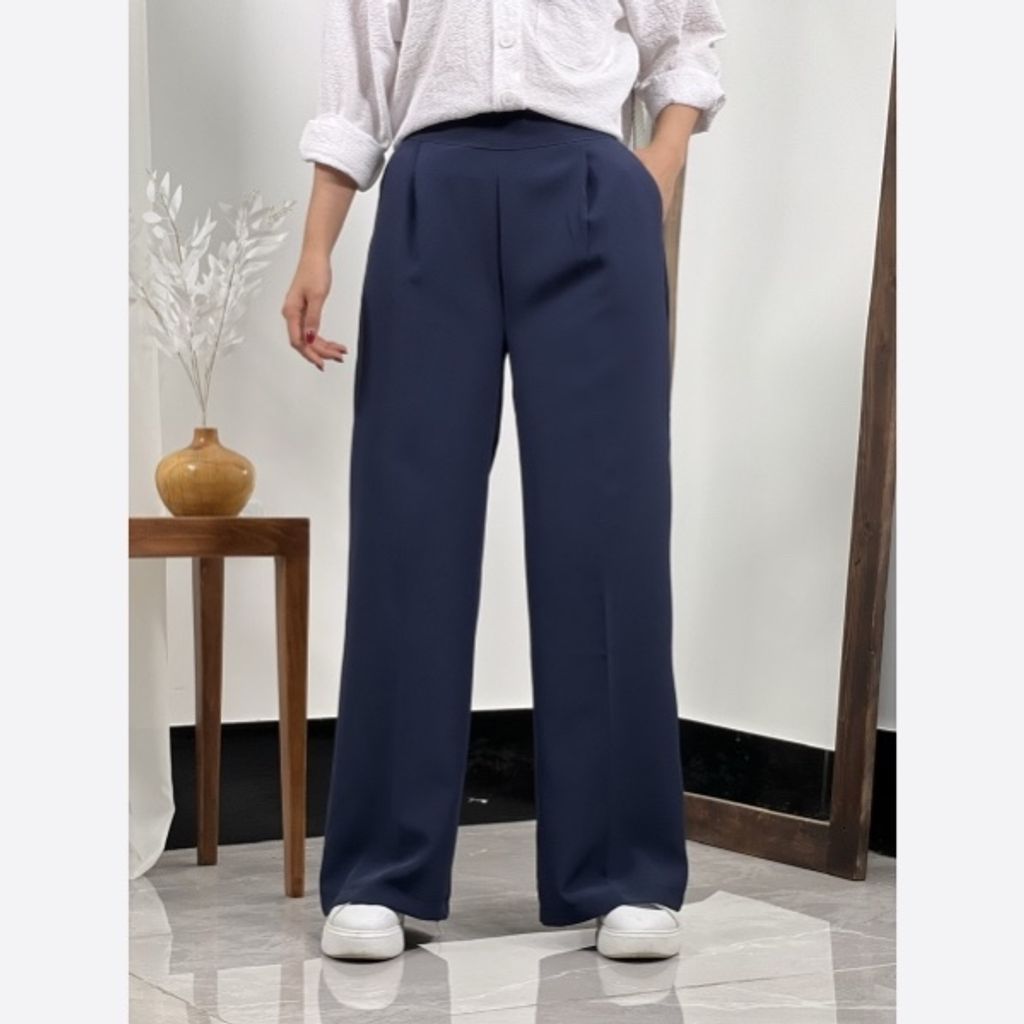 خرید اینترنتی قیمت شلوار بگ مازراتی پیله خور جیب دار مشکی و سرمه ای 